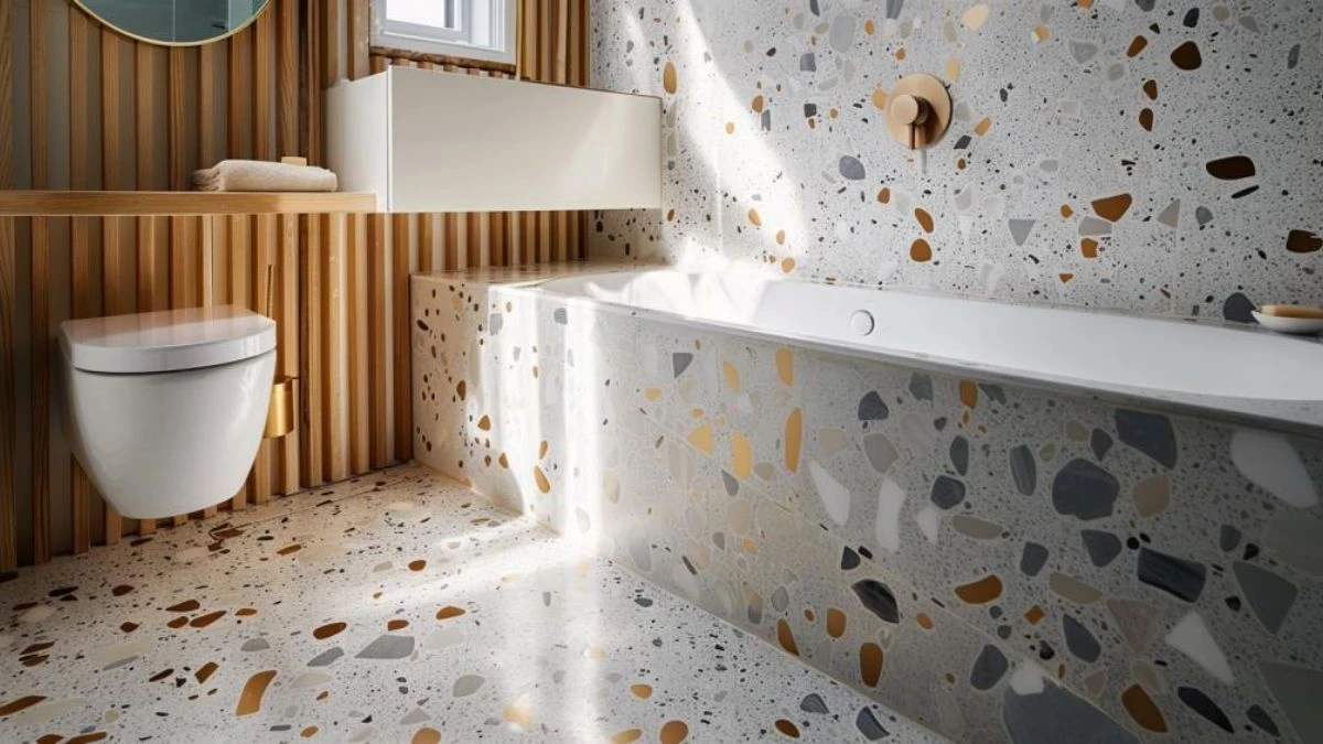 Top 20 Creative Solutions for Small Bathroom Flooring Ideas and designs