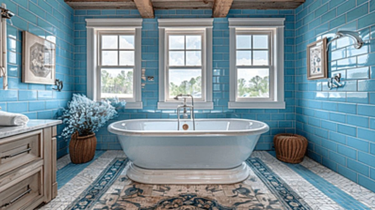 Popular 20 Small Bathroom Paint Color Ideas to Transform Your Space Bigger