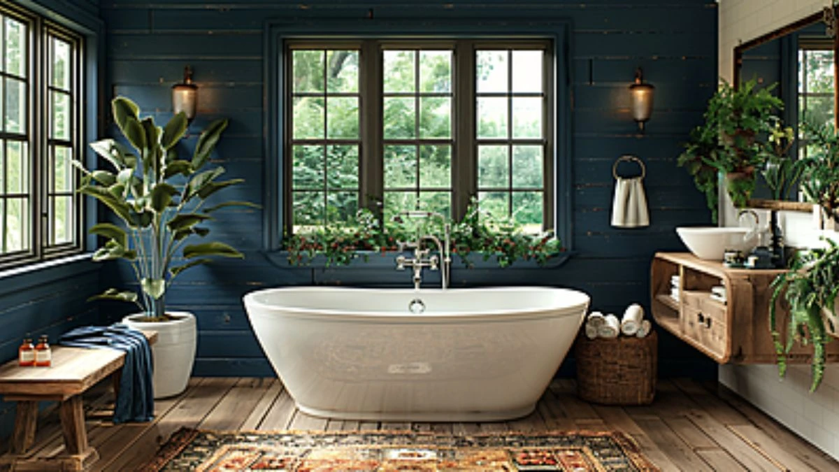 Popular 20 Small Bathroom Paint Color Ideas to Transform Your Space Bigger