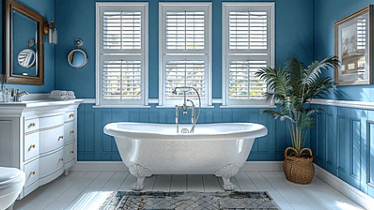 Popular 20 Small Bathroom Paint Color Ideas to Transform Your Space Bigger