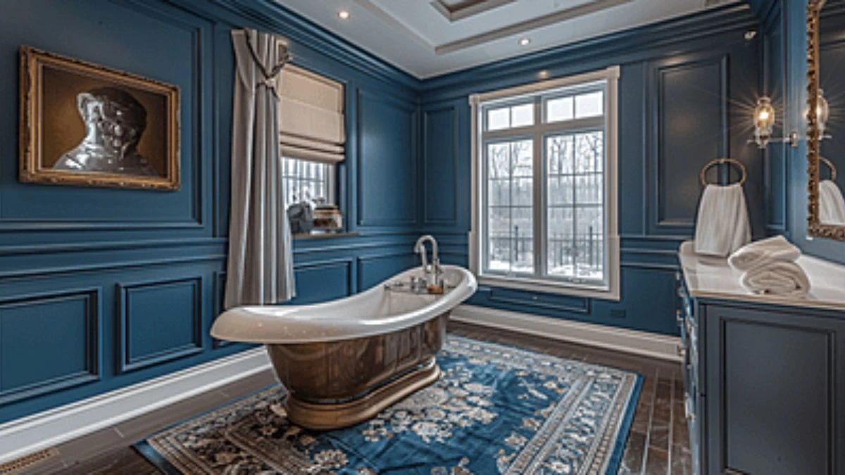 Popular 20 Small Bathroom Paint Color Ideas to Transform Your Space Bigger