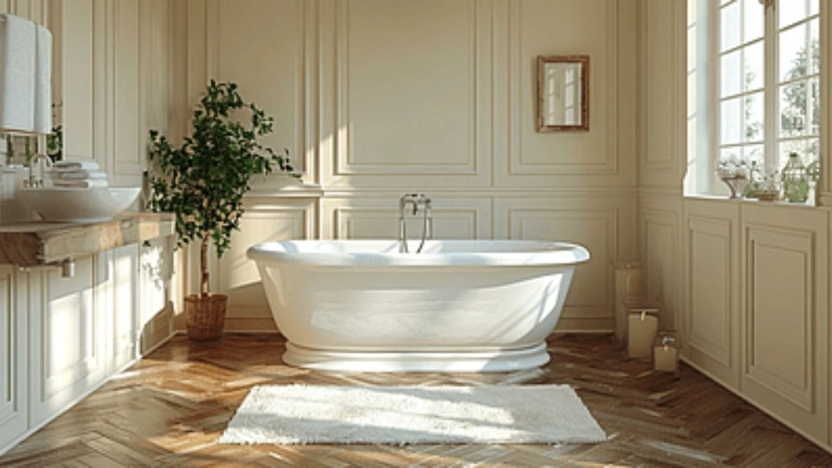 Popular 20 Small Bathroom Paint Color Ideas to Transform Your Space Bigger