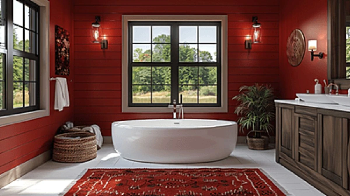 Popular 20 Small Bathroom Paint Color Ideas to Transform Your Space Bigger