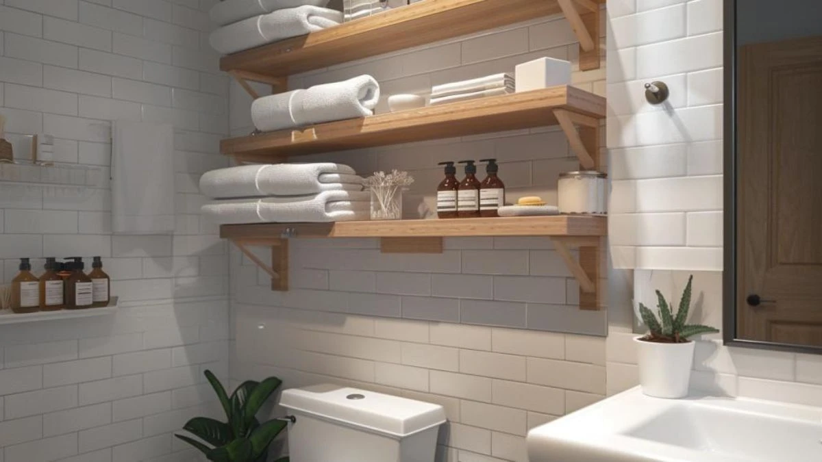 20 Small Bathroom Shelf Ideas to Add More Space and Storage