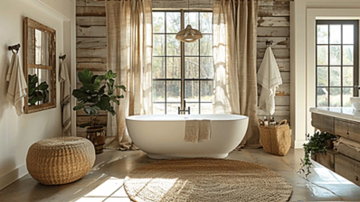 Best 20 Small Farmhouse Bathroom Ideas to Cozy And Rustic Touches