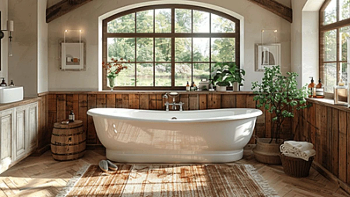 Best 20 Small Farmhouse Bathroom Ideas to Cozy And Rustic Touches