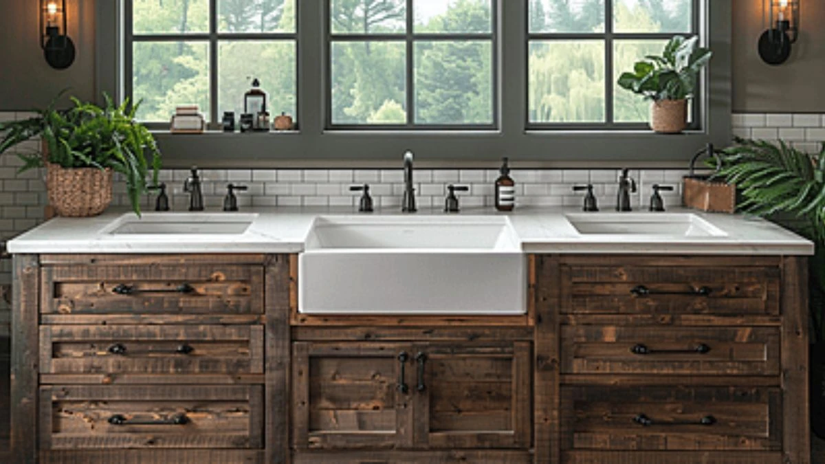 Best 20 Small Farmhouse Bathroom Ideas to Cozy And Rustic Touches