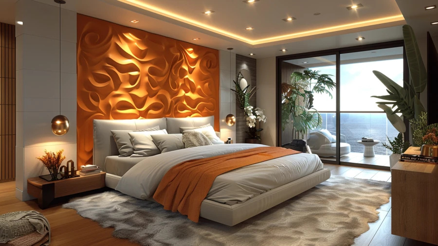 20 3D Wall Designs For Bedroom to Add Perfection in Living Room