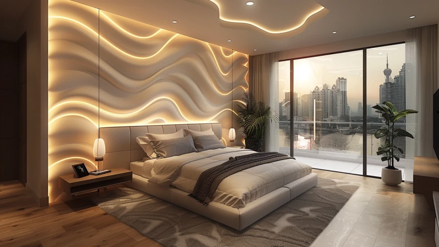 20 3D Wall Designs For Bedroom to Add Perfection in Living Room