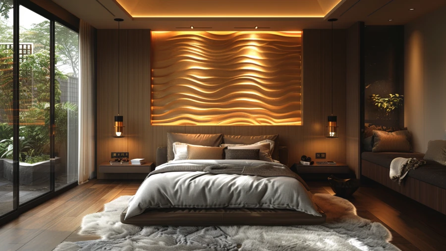 20 3D Wall Designs For Bedroom to Add Perfection in Living Room
