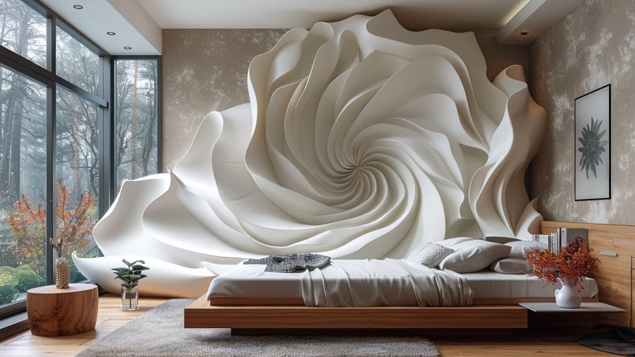 20 3D Wall Designs For Bedroom to Add Perfection in Living Room