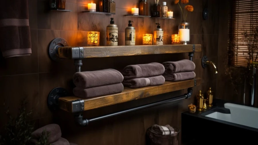 Clever Bathroom Towel Holder Ideas 2024 that keep your Towels Organized