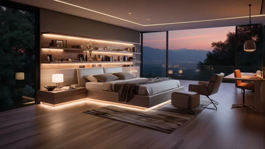 8 Unique Bedroom Lighting Ideas 2024 to brighten up your Bedroom Space