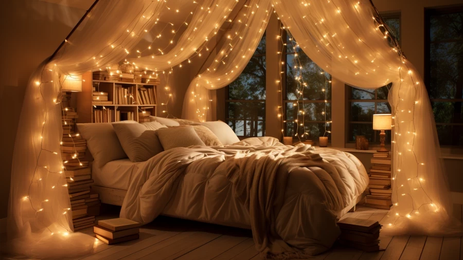 8 Unique Bedroom Lighting Ideas 2024 to brighten up your Bedroom Space