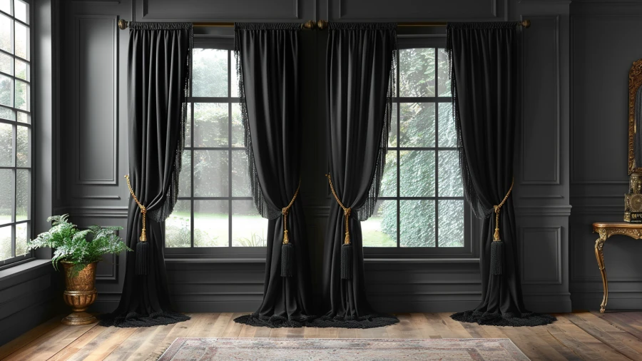 20 Exciting Black Curtains Ideas for Your Home!