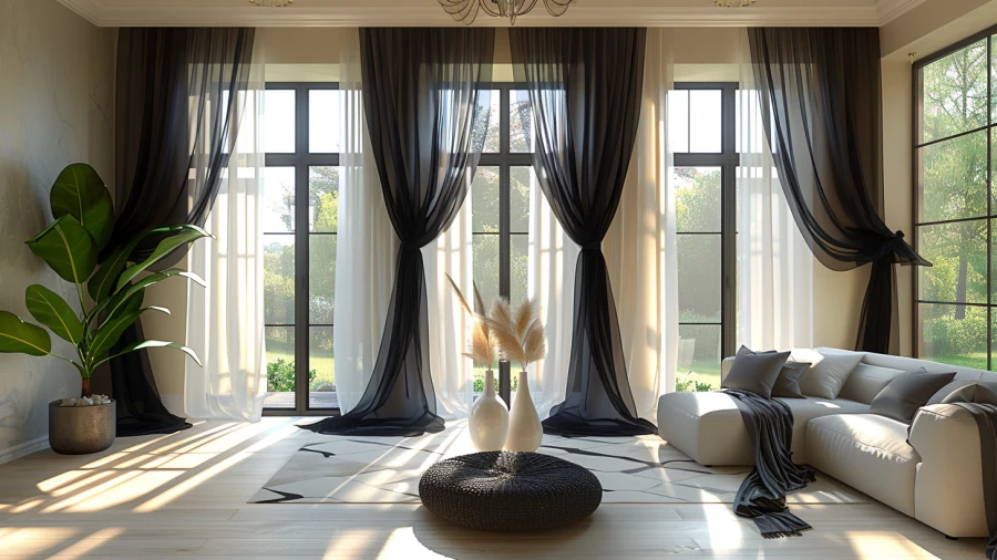 20 Exciting Black Curtains Ideas for Your Home!