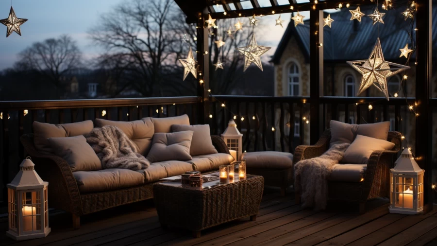 9 Creative Christmas Balcony Decorating Ideas to Beautify Your Outdoor Space