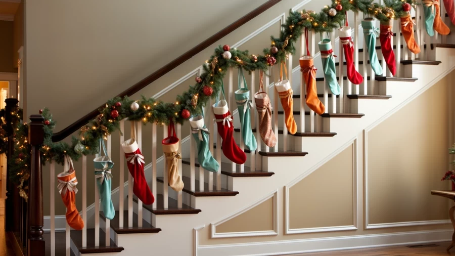 8 Creative Christmas Staircase Decorating Ideas to Elevate Your Holiday Spirit