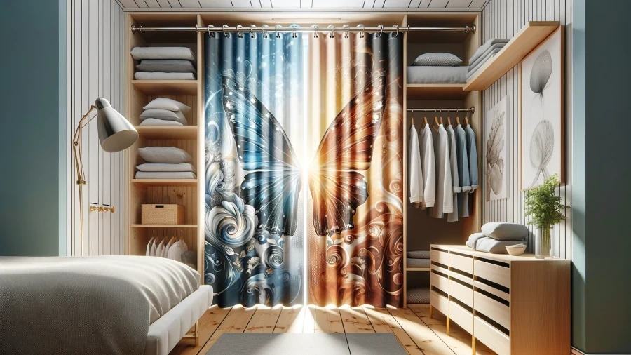 Clever Closet Curtain Ideas to get rid of your Unattractive Bi-Fold