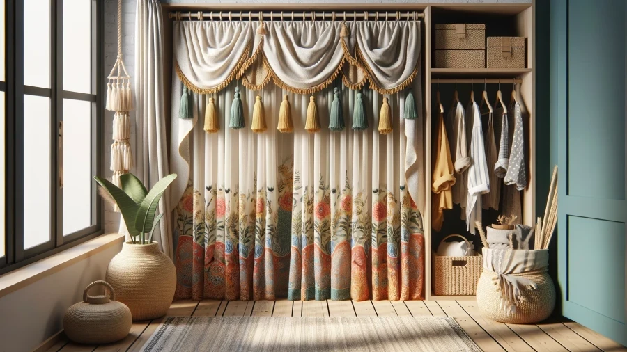 Clever Closet Curtain Ideas to get rid of your Unattractive Bi-Fold