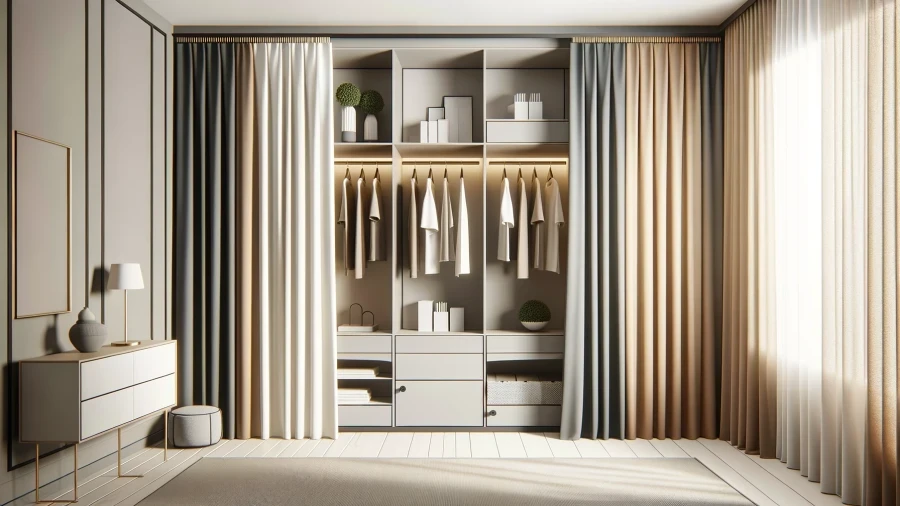 Clever Closet Curtain Ideas to get rid of your Unattractive Bi-Fold