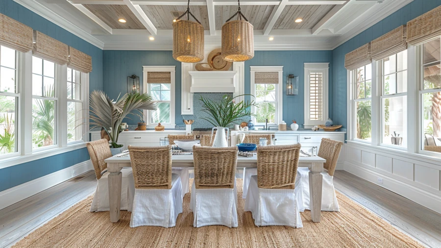 20 Coastal Dining Room Design Ideas to Turn Your Space into a Beach Paradise.