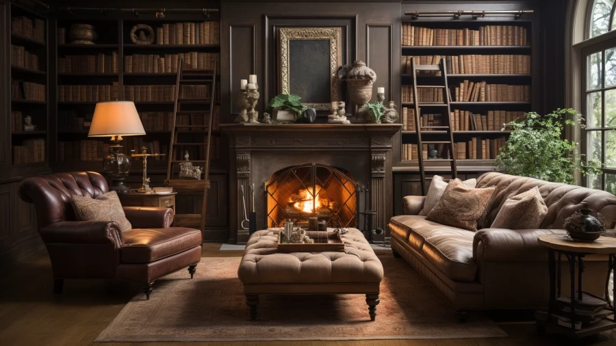 7 Beautiful Bookshelf Ideas for a Cozy Home Library Designs