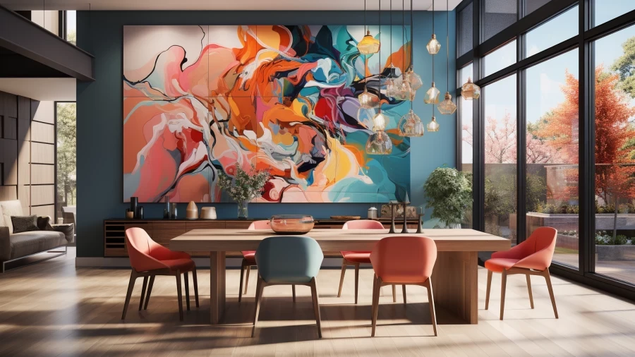 Beautiful Dining Room Wallpaper Ideas 2024 to Enhance Your Dining Experience