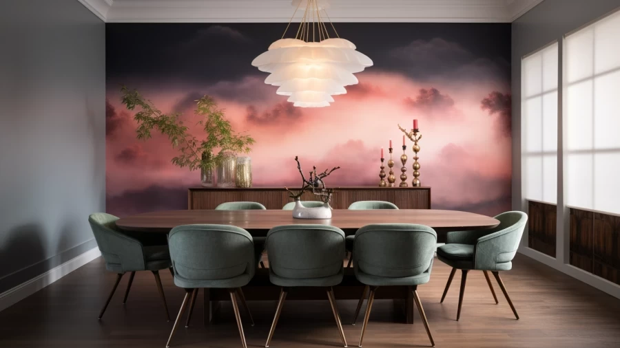 Beautiful Dining Room Wallpaper Ideas 2024 to Enhance Your Dining Experience