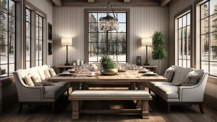 9 Farmhouse Dining Room Ideas and Designs To Create Rustic and Warm