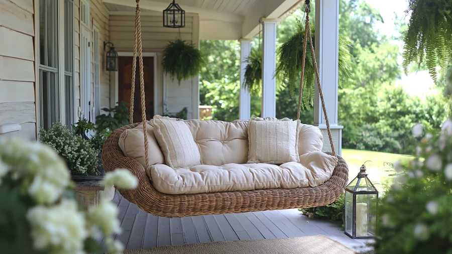 10 Pretty and Functional Front Porch Furniture Ideas For the Warmest Welcome