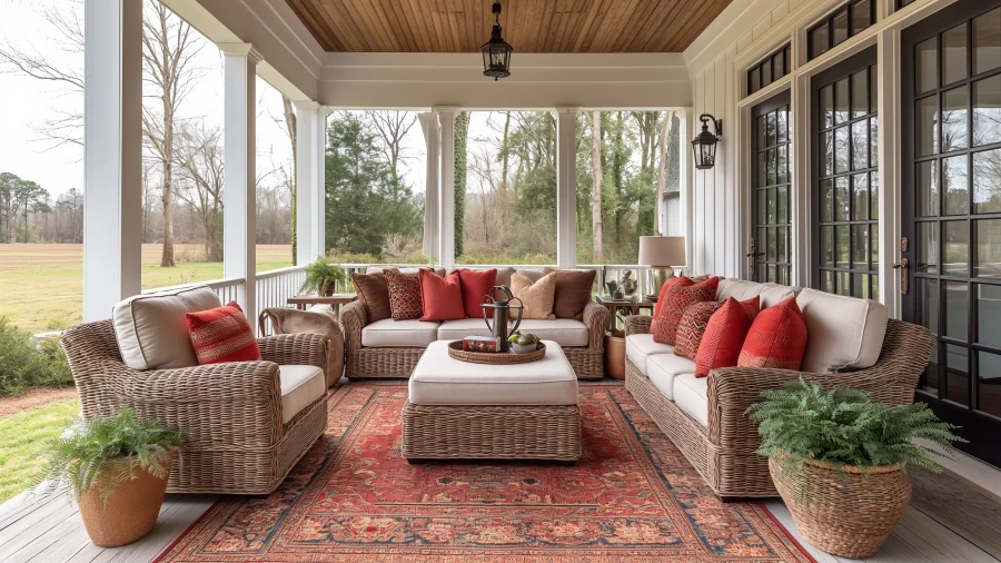 10 Pretty and Functional Front Porch Furniture Ideas For the Warmest Welcome