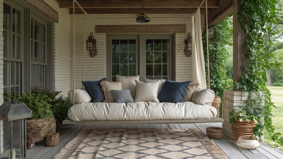 10 Pretty and Functional Front Porch Furniture Ideas For the Warmest Welcome