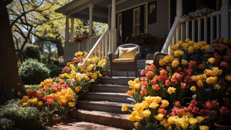 Front Porch Planter Ideas for Outdoor Decor with Creative Planting Solutions