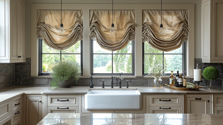 20 Kitchen Window Treatment Ideas to Brighten Your Kitchen