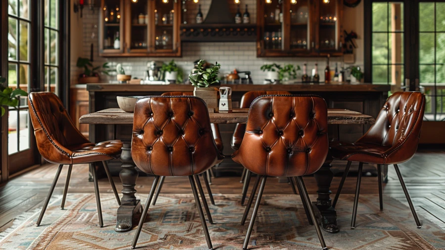 Leather Dining Room Chair Ideas - 20 Stylish Ideas