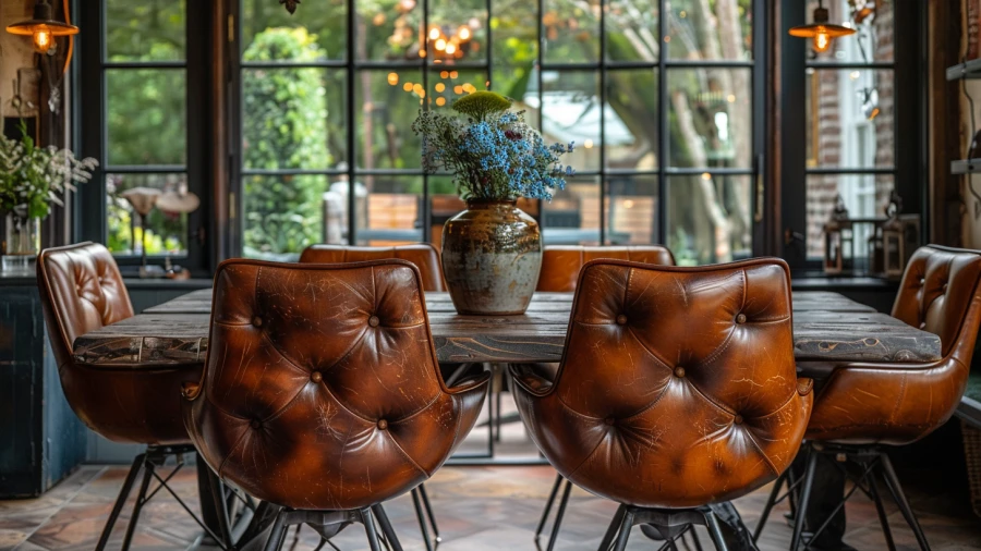 Leather Dining Room Chair Ideas - 20 Stylish Ideas