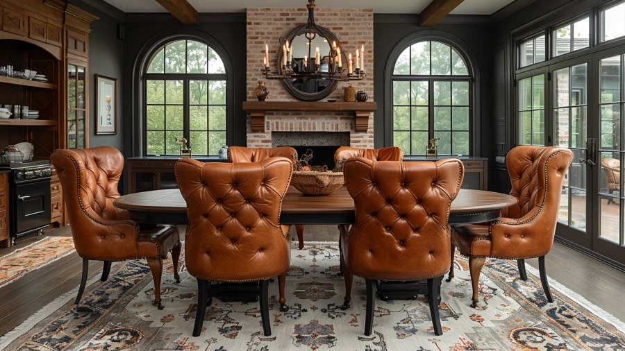 Leather Dining Room Chair Ideas - 20 Stylish Ideas