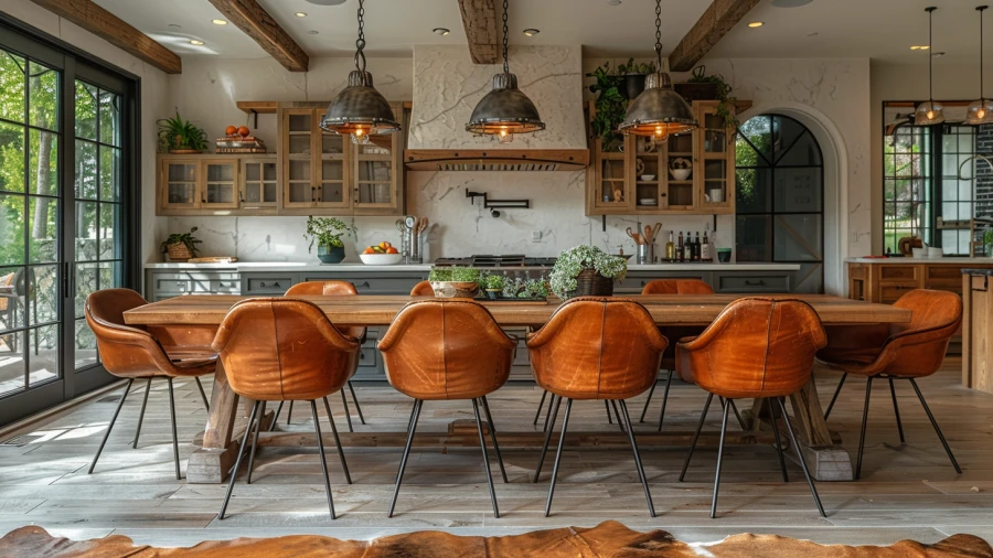 Leather Dining Room Chair Ideas - 20 Stylish Ideas