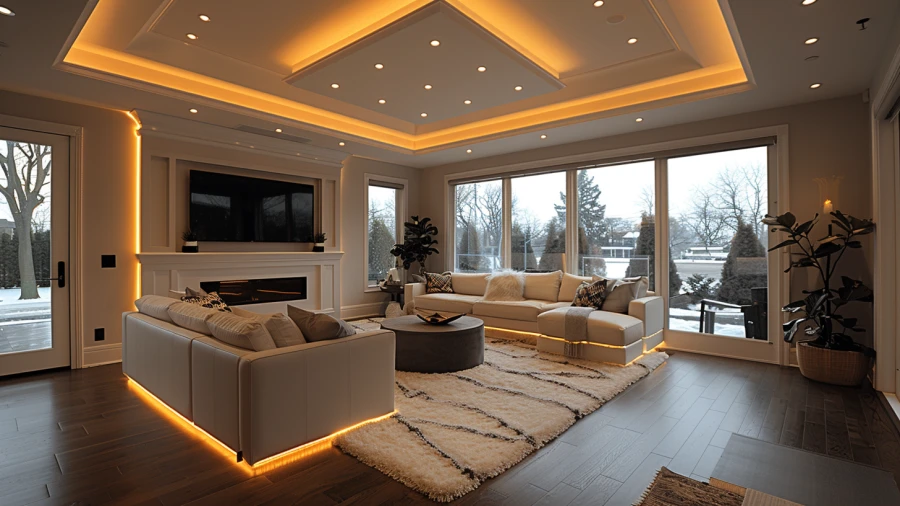 20 Living Room Ceiling Lighting Ideas for Home Decoration in 2024