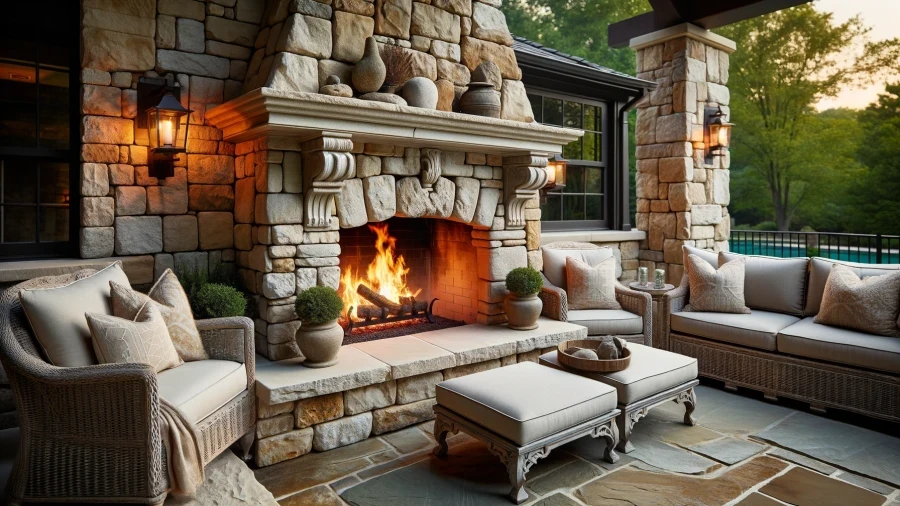 Amazing Outdoor Fireplace Ideas to Create a Charming Backyard in 2024