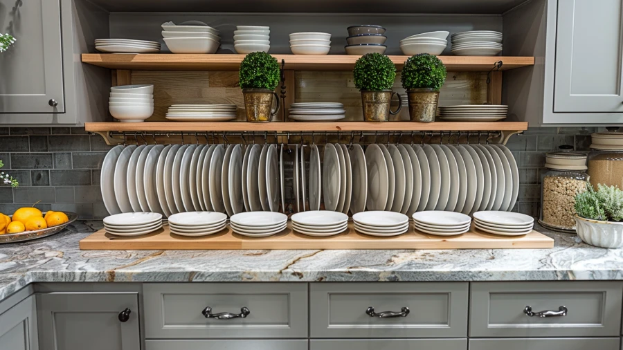 20 Plate Racks Ideas to Organize and Enhance Your Kitchen