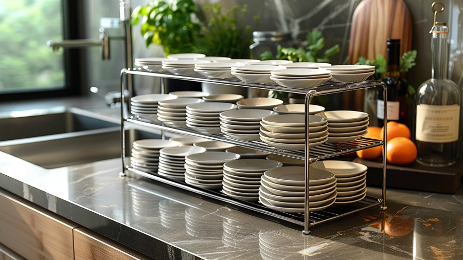 20 Plate Racks Ideas to Organize and Enhance Your Kitchen