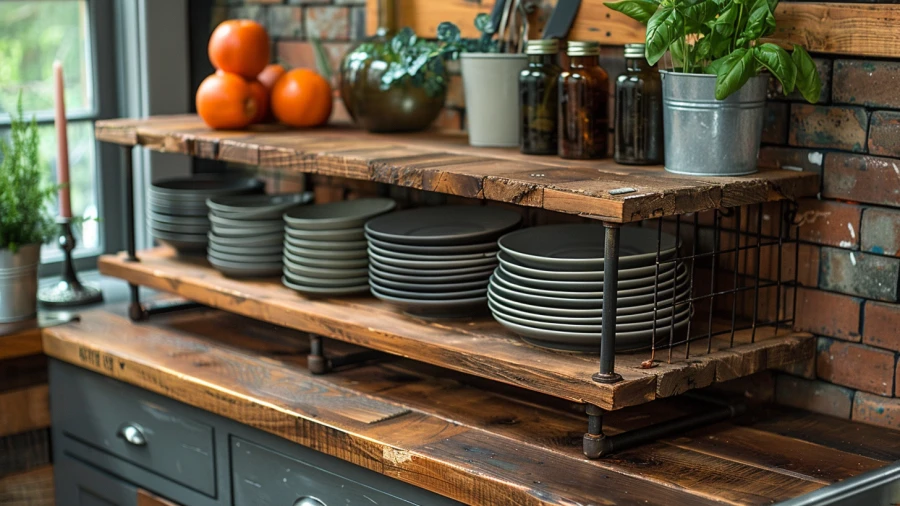 20 Plate Racks Ideas to Organize and Enhance Your Kitchen