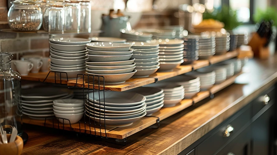 20 Plate Racks Ideas to Organize and Enhance Your Kitchen
