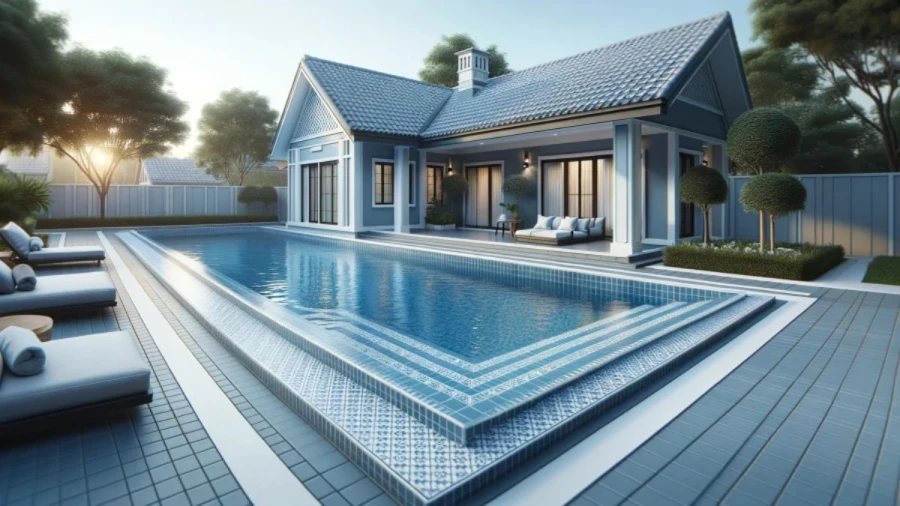 Inspiring Pool Tile Ideas to create a sense of depth in Swimming Pools
