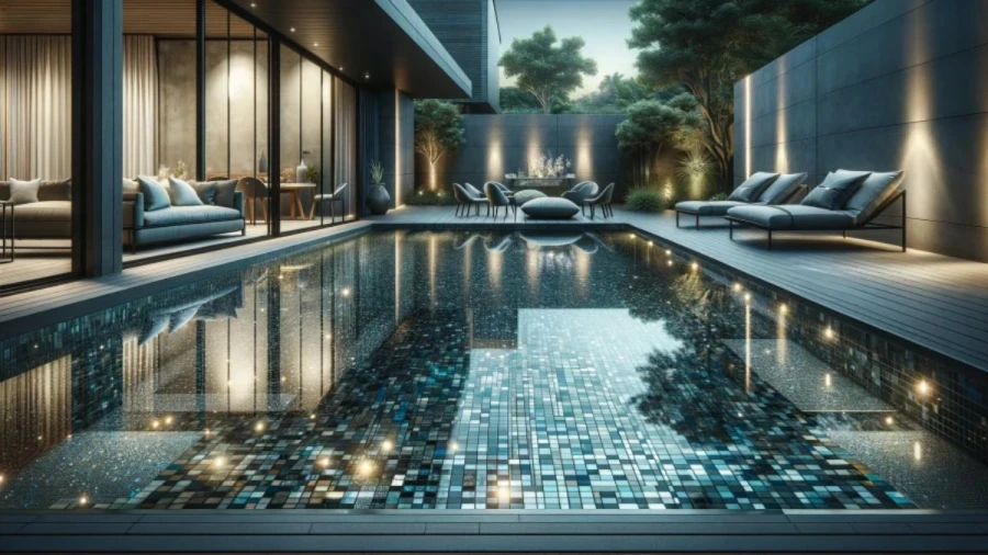 Inspiring Pool Tile Ideas to create a sense of depth in Swimming Pools