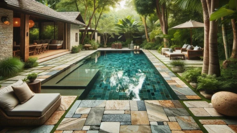 Inspiring Pool Tile Ideas to create a sense of depth in Swimming Pools