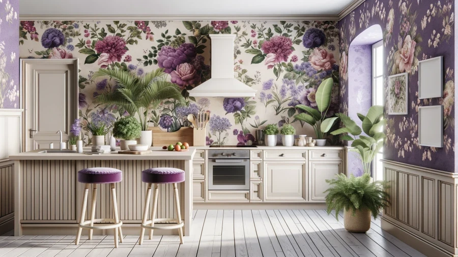 12 Purple Kitchen Ideas to Remodel Your Kitchen with Gorgeous Purple Color