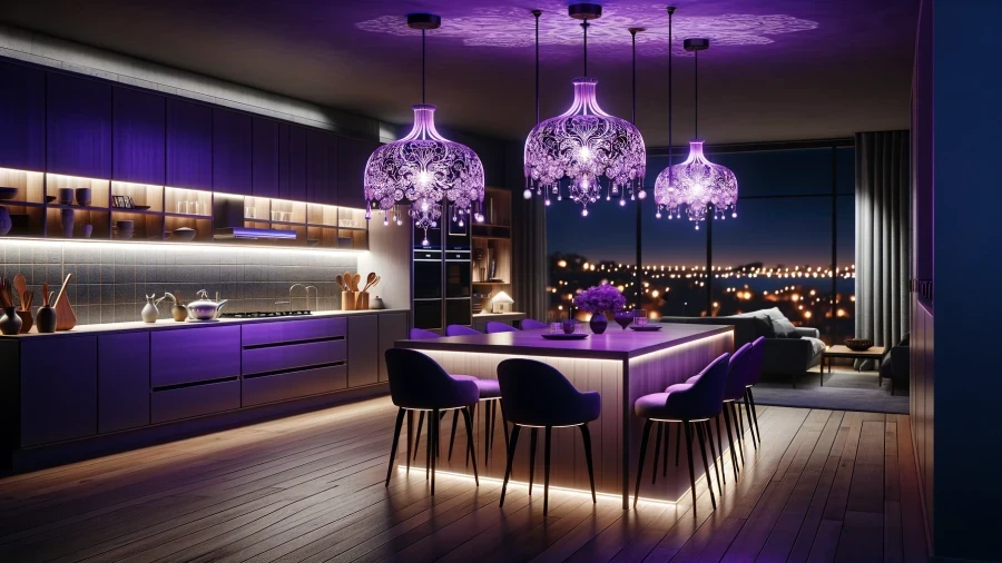12 Purple Kitchen Ideas to Remodel Your Kitchen with Gorgeous Purple Color